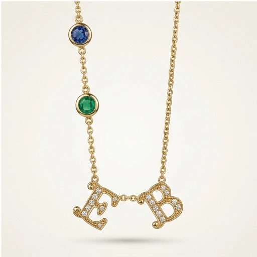 Initials and Birthstones